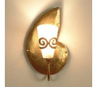 Holländer Rifugio scroll wall light, curved left