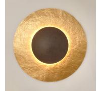 Holländer Satellite 2 wall light in gold-brown, Ø 91 cm