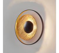 Holländer Satellite wall light in gold-brown, Ø 40 cm