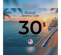 Holland America Line Gift Card 30 USD Key - UNITED STATES