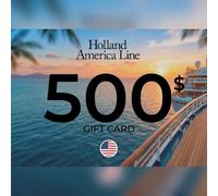 Holland America Line Gift Card 500 USD Key - UNITED STATES