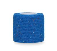 Holland Animal Care Excellent - Animal Bandage - Self-Adhesive - Elastic - 5 cm x 2.3 - 4.5 m - Glitter - Blue