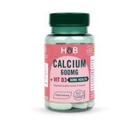 Holland & Barrett Calcium + Vitamin D 600mg 60 Tablets