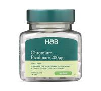 Holland & Barrett Chromium Picolinate 200ug 180 Tablets