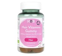 Holland & Barrett Hair Vitamins Gummy, 60 Pineapple Flavoured Gummies with Biotin, Selenium, Zinc, B12 & Collagen