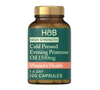 Holland & Barrett High Strength Cold Pressed Evening Primrose Oil 1500mg 120 Capsules