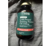 Holland & Barrett High Strength Cold Pressed Evening Primrose Oil 1500mg 120 Capsules