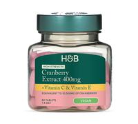 Holland & Barrett High Strength Cranberry Extract 400mg 60 Tablets