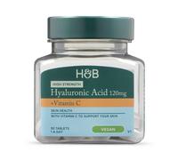 Holland & Barrett Hyaluronic Acid High Strength 120mg + Vitamin C 30 Tablets