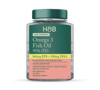 Holland & Barrett Omega 800mg 55/40 r-TG 60 Capsules