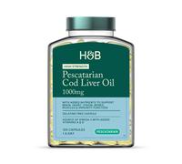 Holland & Barrett Pescatarian Cod Liver Oil 1000mg 120 Capsules