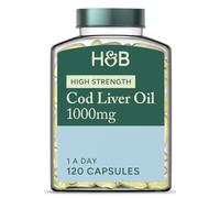 Holland & Barrett Pure Cod Liver Oil 1000mg 120 Capsules