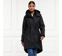 Holland Cooper Ladies Chartwell Rain Parka Jacket - Women's Waterproof Coats - Black - Size: UK 10-12 (M)