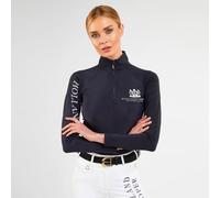 Holland Cooper Ladies Equi Baselayer - Womens Horse Riding Base Layer Tops - Navy - Size: UK 8-10 (S)