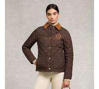 Holland Cooper Ladies Hastings Quilted Jacket - Chocolate - Size: UK 8-10 (S)