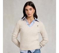 Holland Cooper Ladies Polly Knit Jumper - Beige - Size: UK 12-14 (L)