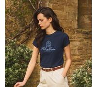 Holland Cooper Women's Ivy League Tee - Navy - Size: UK 14-16 (XL)