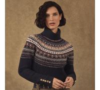 Holland Cooper Women's Rebecca Roll Neck Knit Jumper - Ink - Size: UK 6-8 (XS)