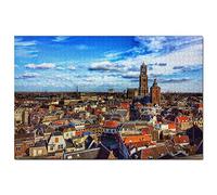 Holland Dom Tower Utrecht Jigsaw Puzzle for Adults 200 Piece Travel Gift Souvenir 35x25CM