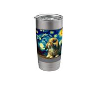 Holland Lop Rabbit Starry Night Holland Lop Rabbit Stainless Steel Insulated Tumbler