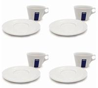 Holland Plastics 4 X Coffee/Americano/Porcelain Cups and Saucers