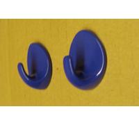 Holland Plastics Dark Blue- Medium Oval Self Adhesive Hooks -MO57 Ideal For Affixing Slat or RV/Caravan Type Blind/Fly Curtain/Strip Blind
