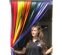 Holland Plastics Heavy Duty Caravan/RV Door Curtain,Bug Blind,Fly Blind,Strip Blind- 'RAINBOW' -62CM WIDE