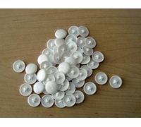 Holland Plastics Original 3 X PACK OF 50- POZI SCREW COVER CAP/FOR POZI SCREW WHITE/FITS MOST 6-10 SCREWS