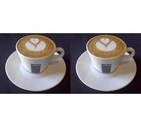 Holland Plastics Original Brand 2 X 8 oz Americano Cups and Saucers