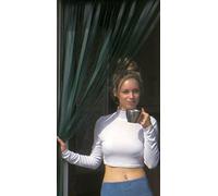 Holland Plastics Original Brand Caravan Door Curtain Fly Screen Insect Protection Strip Curtain Dark Green 62 cm Wide