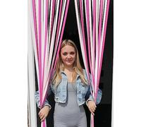 Holland Plastics Original Brand Heavy Duty Bug Fly Strip Door Blind - 90Cm wide x 200cm long Wide. Complete with Screw hooks for wooden frames