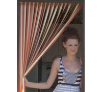 Holland Plastics Original Brand Heavy Duty Bug Blind,Fly Blind,Strip Blind, Door Blind-'PEACHES & CREAM'-(80cm-Standard UK door size)