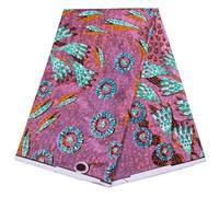 HollandaisWax African Fabric 6 Yards Wax Printing Glitter Fabric Gold Batik Soft Pagne Nigeria Ankara Kente Cloth 1561