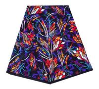 HollandaisWax Ankara African Print Fabric 6 Yards Bazin Riche African Wax Fabric Cotton Material Sewing DIY Party Dress FS1547