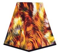 HollandaisWax Ankara African Print Fabric 6 Yards Bazin Riche African Wax Fabric Cotton Material Sewing DIY Party Dress FS1549