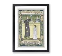 Hollandischer Coco By Caspel Advertisement Vintage Framed Wall Art Print, Ready to Hang Picture for Living Room Bedroom Home Office Décor, Black A2 (64 x 46 cm)