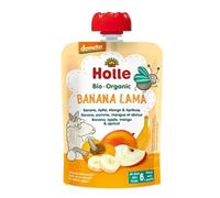 Holle Banana Lama - Pouch banana, apple, mango & apricot, pack of 12