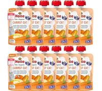 Holle Carrot Cat - Pouch carrot, mango, banana & pear, pack of 12