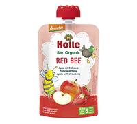 Holle Gourde Red Bee Pomme Fraise Bio +8m 100g