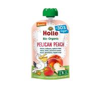 Holle Organic Pelican Peach - Peach, Strawberry, Apple and Oats (0.1 kg)