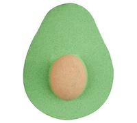 Holler and Glow AVO Chill Avocado Shaped Bath Bomb, Avocado & Cucumber Scented, Colourful & Fizzy, Relaxing, Soothing Spa Treat, Fun Novelty Gift, Vegan & Cruelty Free, 120g