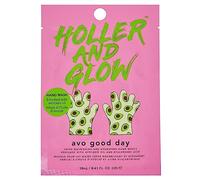 Holler and Glow Avo Good Day, Moisturising Printed Hand Masks