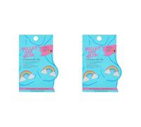 Holler and Glow Breasties For Life, Printed Boob Masks (Pack of 2)