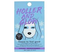 Holler and Glow Freeze to Feel Good Cryotherapy Face Mask, Cooling & Soothing Mask with Peppermint Extract, Menthol, Aloe Vera & Hyaluronic Acid, Vegan & Cruelty Free, 25ml