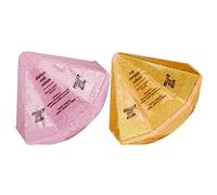 Holler and Glow Good Bath Days Ahead Bath Gem Soak Duo, Detox Not Retox & No Neggy Vibes Bath Bombs, 100% Vegan & Cruelty Free, Vitamin Infused for Smooth & Nourished Skin, 300 G