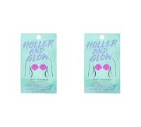 Holler and Glow Shell Shockers, Printed Boob Masks (Pack of 2)