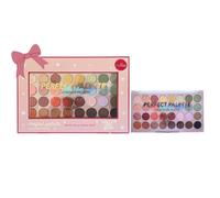 Holler & Glow Perfect Palette, Eyeshadow, Limited Edition, Ultra Pigmented, Multicolour Eye Makeup, Ultra Fine Smooth Powder, Shimmer & Glitter, Matte & Muted, 32 Shades, 1 Gift Set Palette