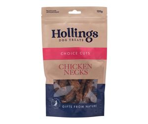 Hollings Chicken Neck Dog Treats - 120g