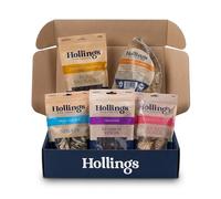 Hollings Mixed Dog Treats Bundle, Contains Natural Dog Training Treats, Sprats for Dogs, Pork Sausages and More, Nutritious Snacks with 100% Natural Ingredients