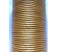 Hollis 2mm Round Quality Real Cows Leather Gold Leather Cord Jewellery Making Cord Thread Wire String Thong (5 metres)